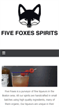 Mobile Screenshot of fivefoxesspirits.com